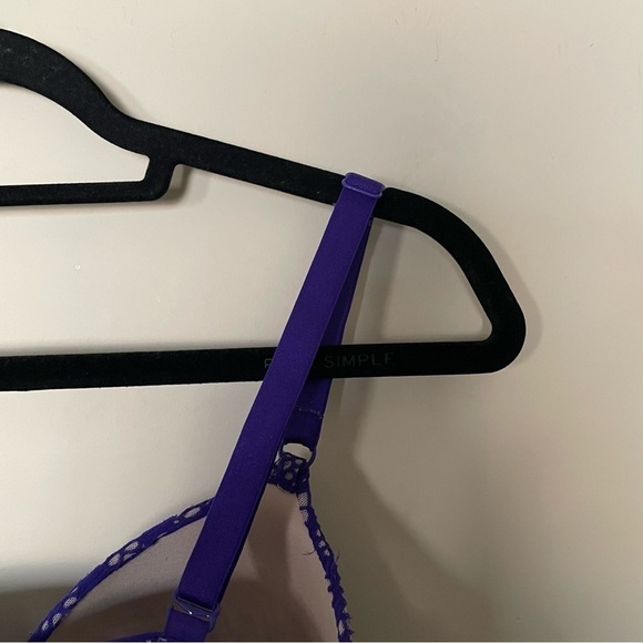 Victoria's Secret Purple and Nude Lace Lined Perfect Coverage Bra - Picture 6 of 10